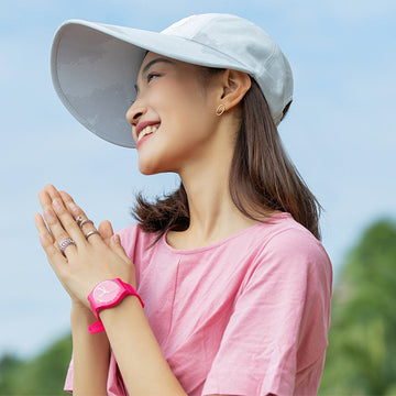 Women's Large Brim Adjustable Baseball Cap UPF 50+